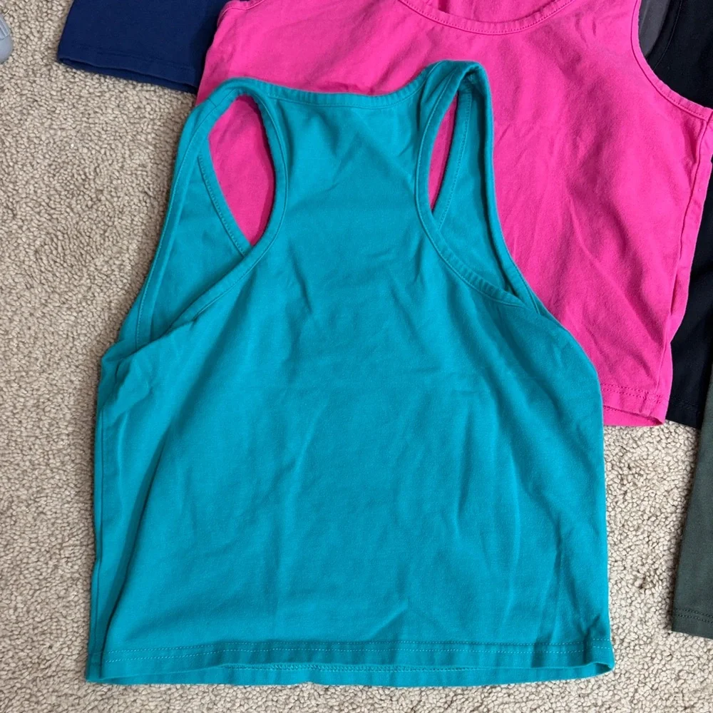 Women’s Racerback Crop Tank Top - Multiple Colors - Picture 2 of 2